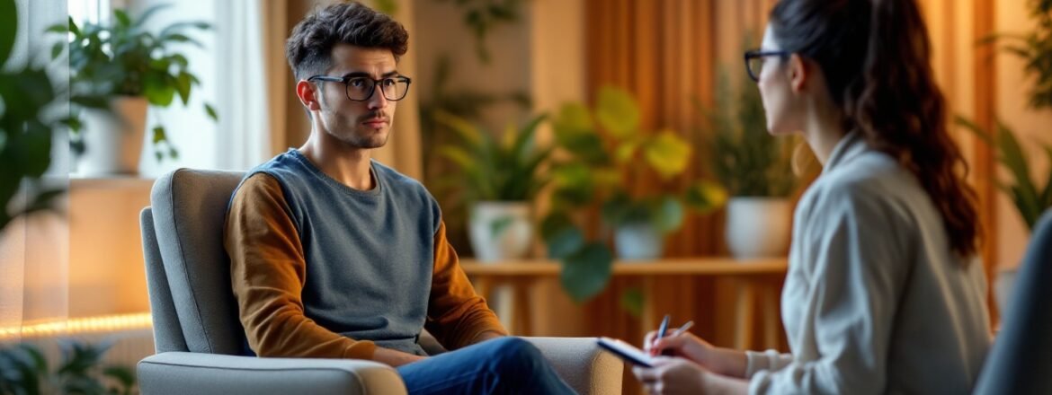 Gráfico comparativo de accesibilidad y costo de un psicólogo IA para la ansiedad versus otros métodos.